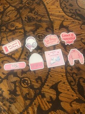 3 for $12 Pink Cute Aesthetic Sticker Set